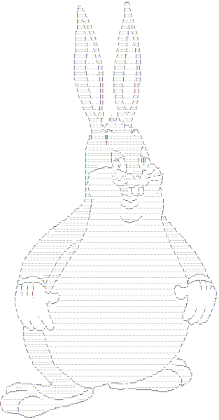 big chungus text art copy and paste